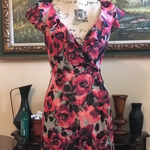 ELLE sheer floral dress